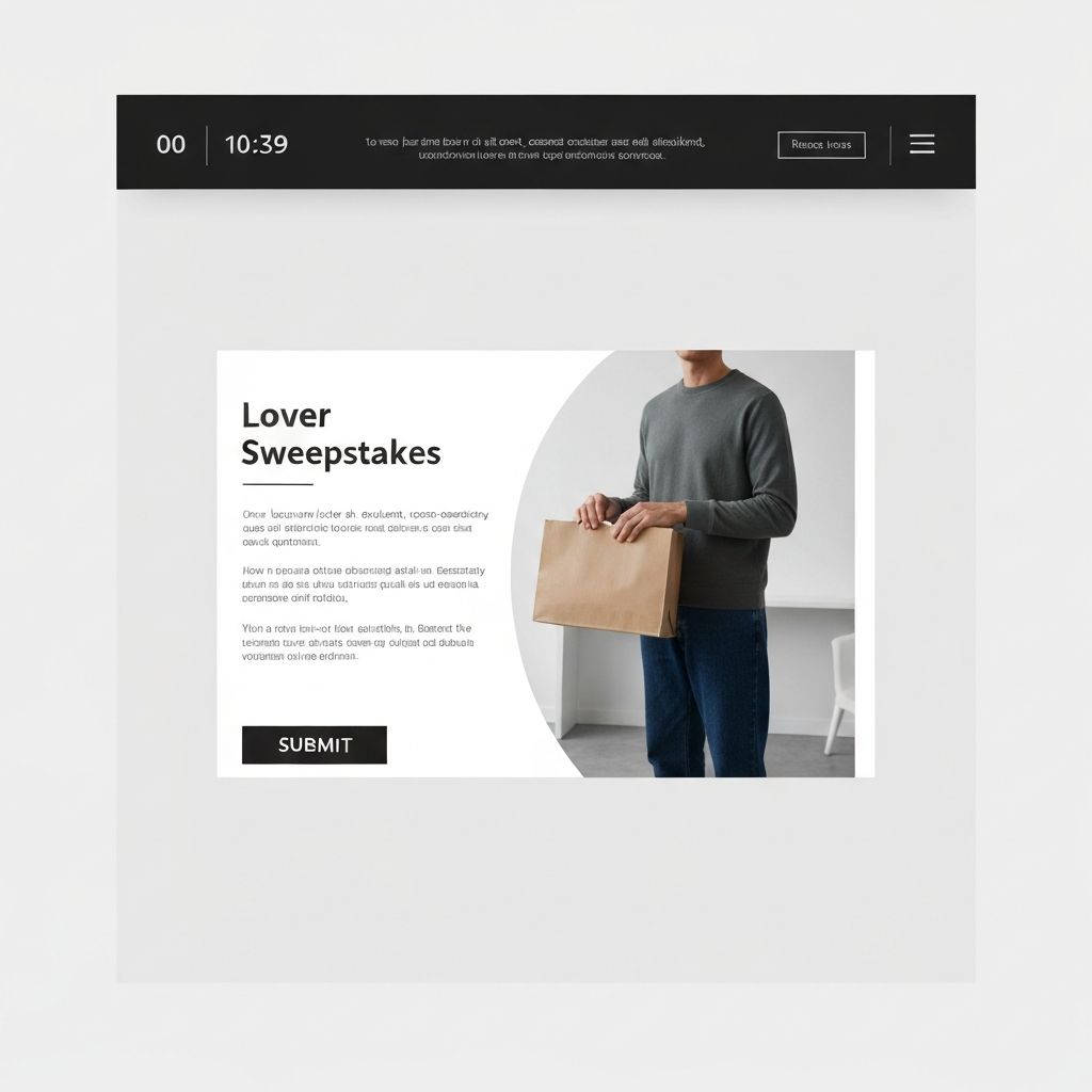 Sweepstakes • Landing